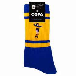 Maradona Boca Embroidery Terry Socks