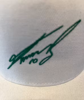 K10 Embroidary Autograph Cap (wht-gr)