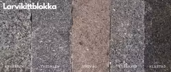 Larvikittblokka 2. sortering  | LB 2.sortering H60 pr.lm