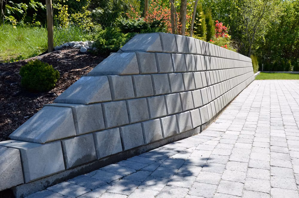 Ministøttemur 1/2-stein | Grå | 12,5x34x17