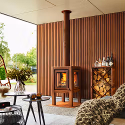 RB-1119 Wall L m/ben, Glass 3 sider, Quaruba