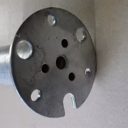 Forlenger rør med flens 1000 mm
