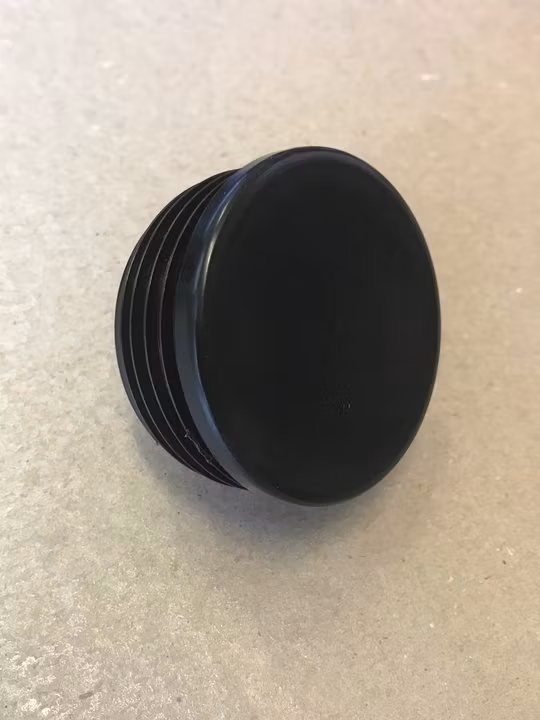 Plastlokk til förlorlenger rør 1500 og 2000mm