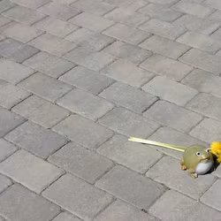 Borgstein belegningsstein | Grå | 21 x 14 x 6 cm, Helstein