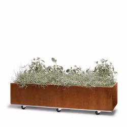 BEDD 120x40 h25 med bunn og hjul/ben