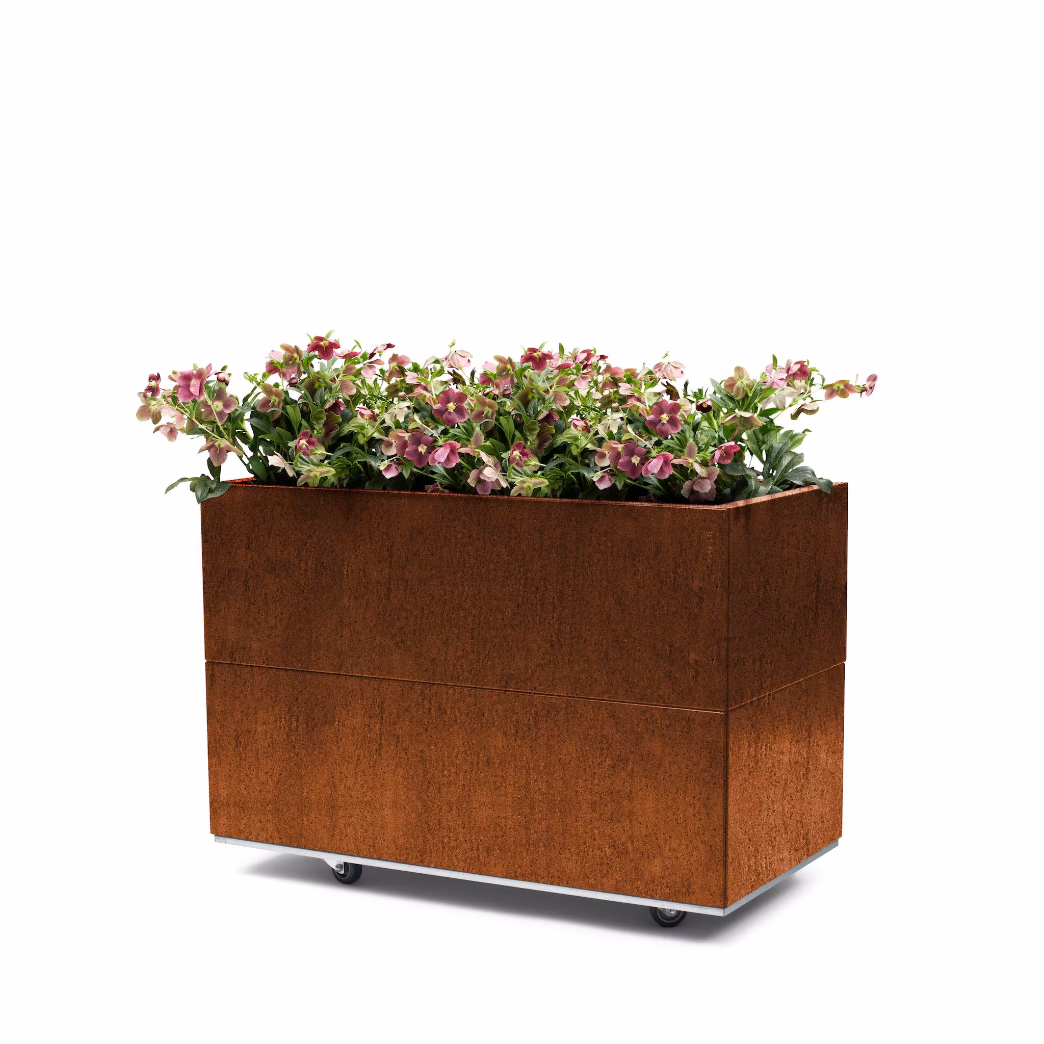 BEDD 80x40 h50 med bunn og hjul/ben
