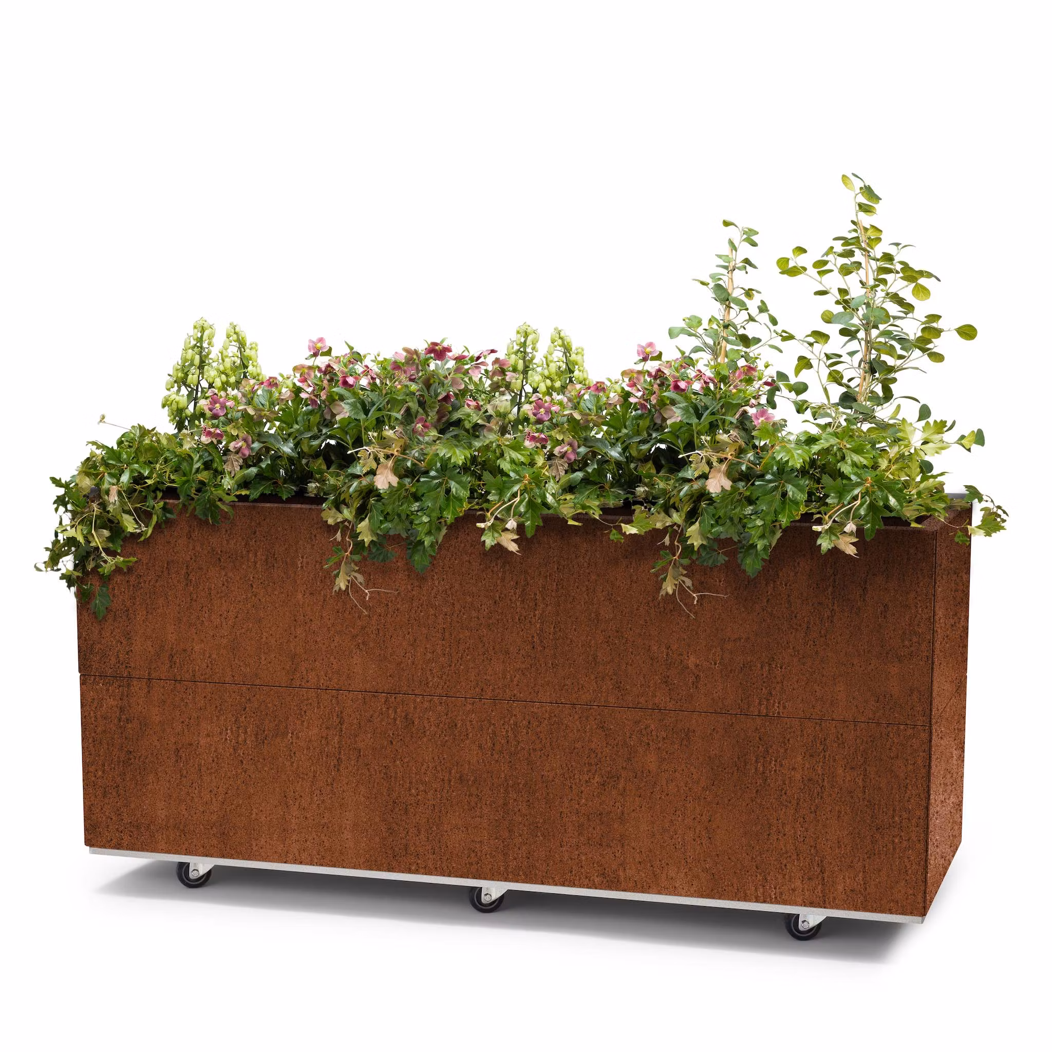 BEDD 120x40 h50 med bunn og hjul/ben