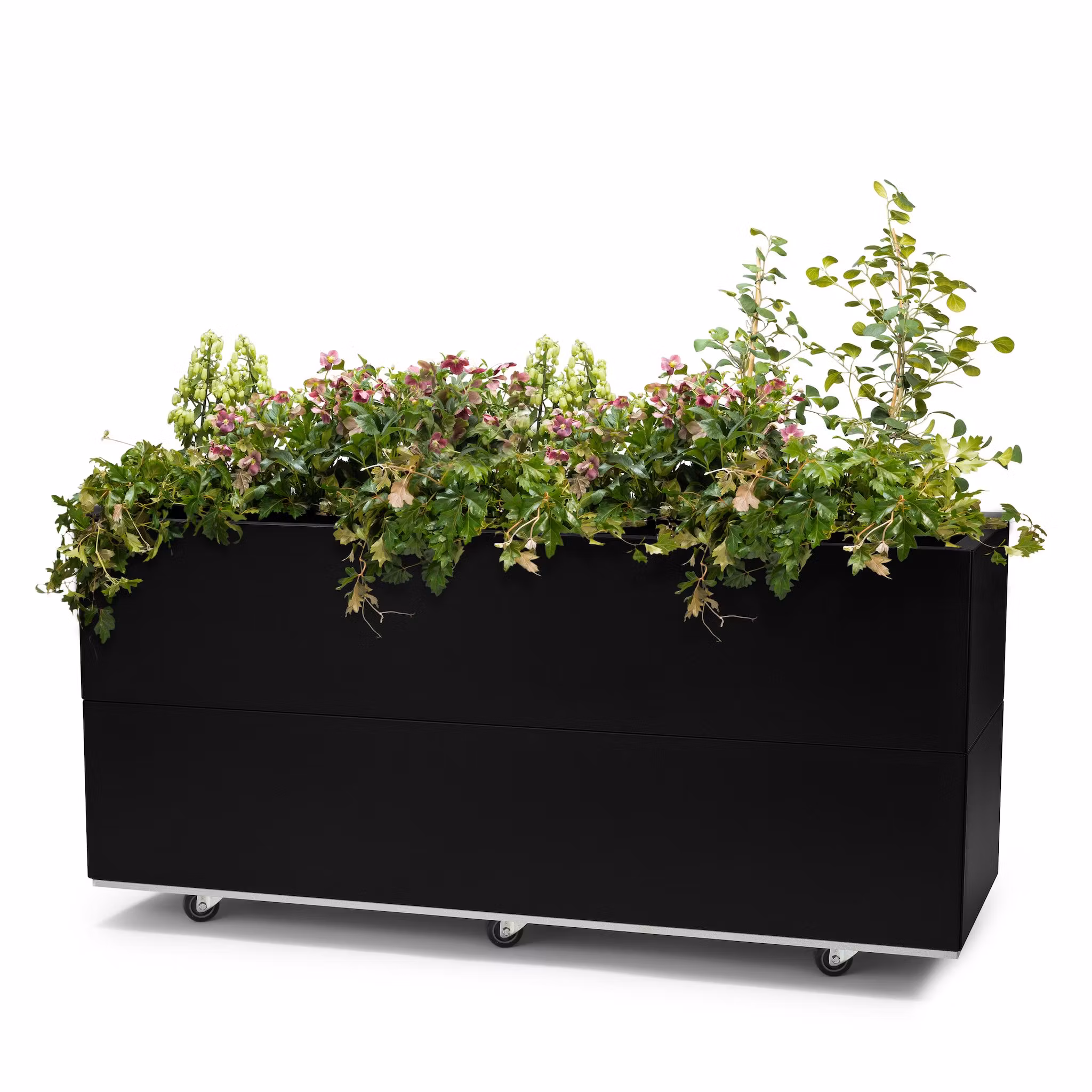 BEDD 120x40 h50 med bunn og hjul/ben