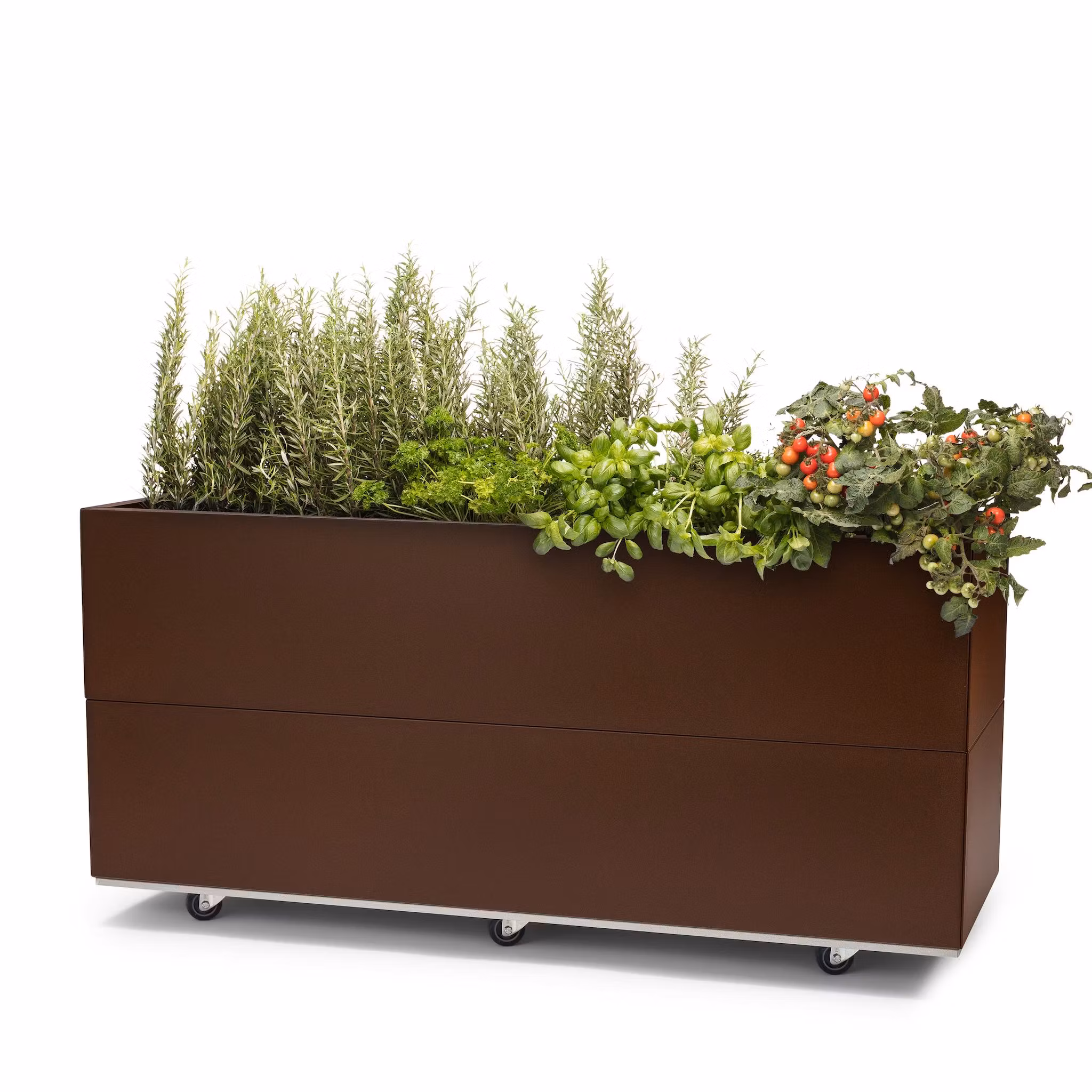 BEDD 120x60 h50 med bunn og hjul/ben