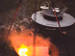 Bålfat Kullstål 70 cm