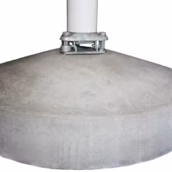 Betongfundament flaggstang