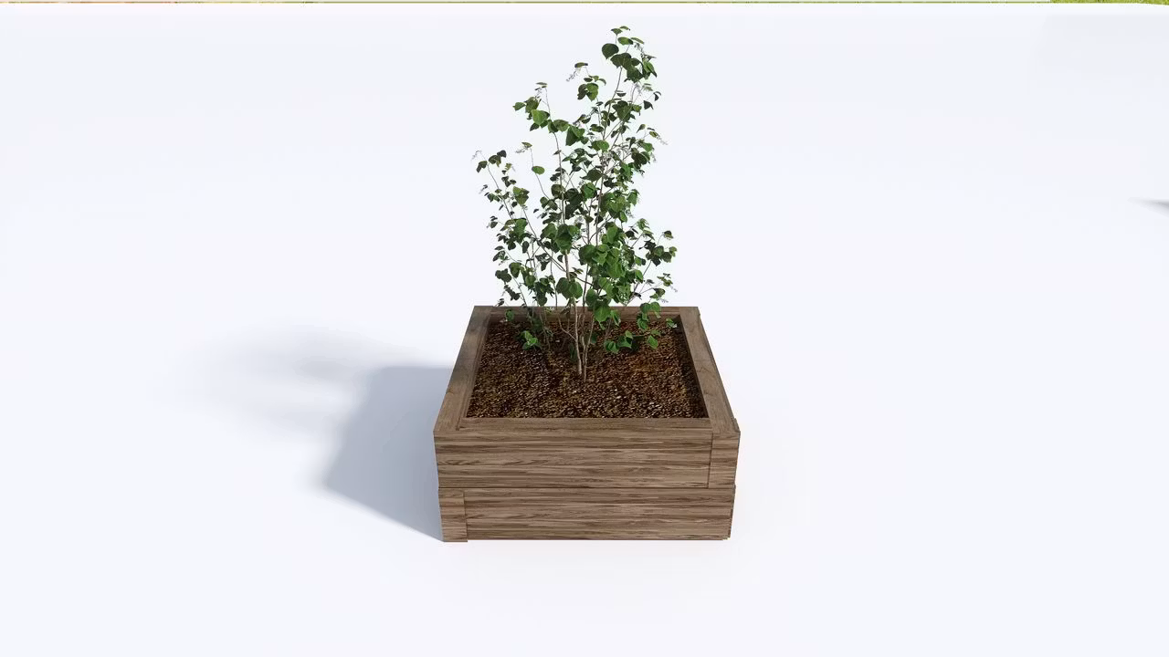 DYRKE Plantekasse 89x89x40 GRÅ