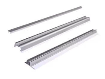 SunGlaze sideprofil sett 420 cm (benyttes kun ved smalere platebredde)