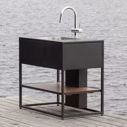 Frittstående modul med vask