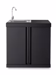 Black Collection - Modul med oppvaskbenk og oppbevaringsskap
