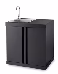Black Collection - Modul med oppvaskbenk og oppbevaringsskap