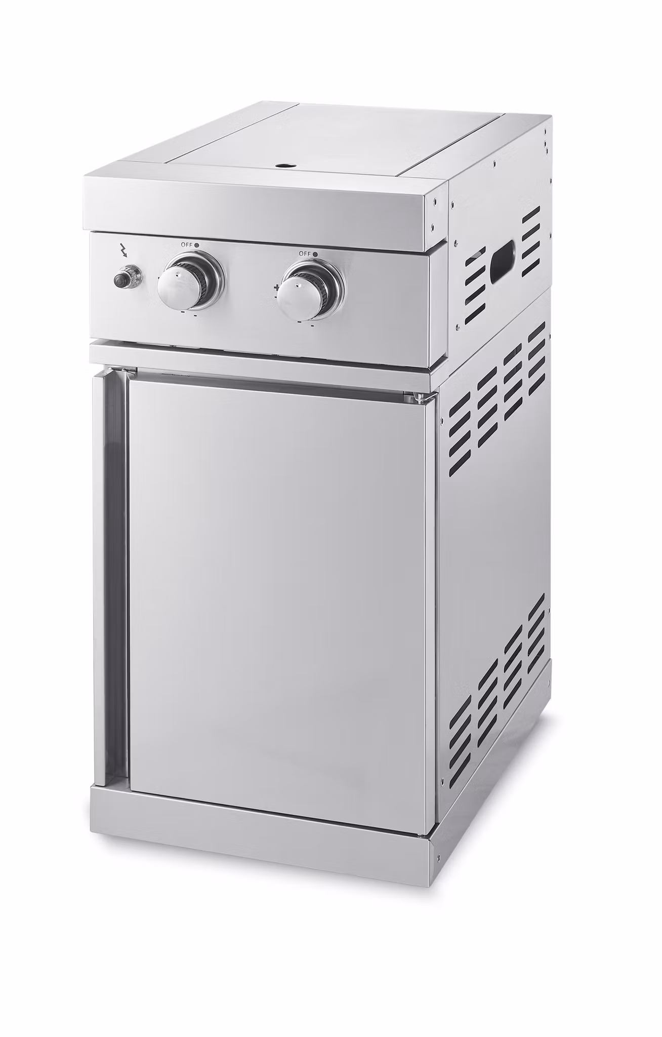 Stainless Collection - Modul med doble sidebrennere