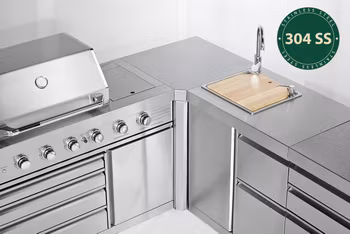Stainless Collection - Hjørnemodul 90°