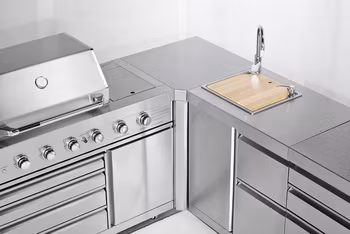 Stainless Collection - Hjørnemodul 90°