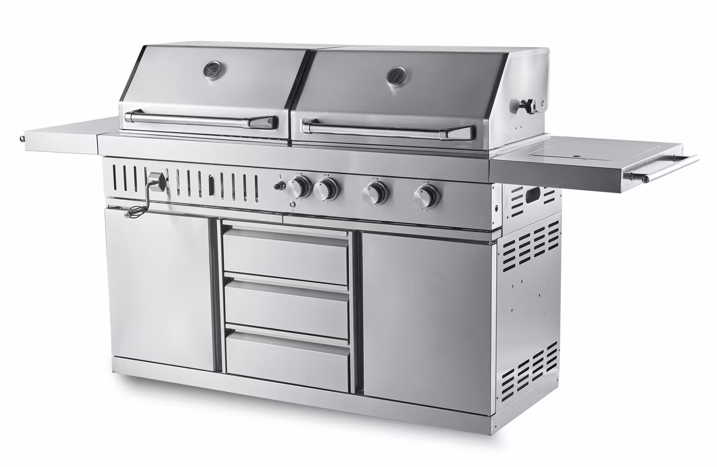 Stainless Collection - Frittstående Gass- og kullgrill