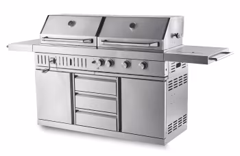 Stainless Collection - Frittstående Gass- og kullgrill