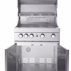 Stainless Collection - Frittstående gassgrill med 4 effektive brennere og infravarme