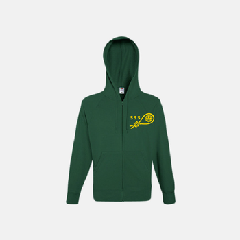 Hoodie med dragkedja