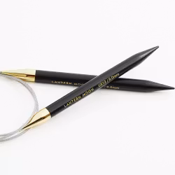 Ebony wood rundsticka i trä - 4.5 x 100cm