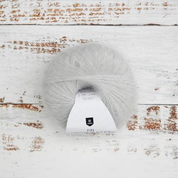 Fin Mohair Silke - Arctic Wolf 31531