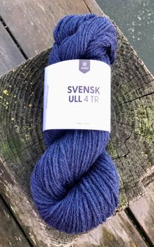 Järbo Svensk ull 4 tr - Bergslagen Dark 100 g