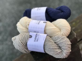 Järbo Svensk ull 4 tr - Gotland Grey 100 g