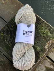 Järbo Svensk ull 4 tr - Gotland Grey 100 g