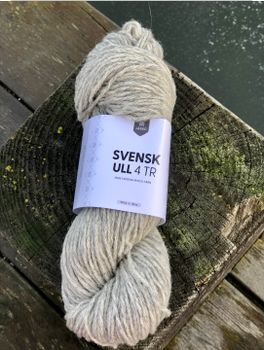 Järbo Svensk ull 4 tr - Gotland Grey 100 g