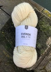 Järbo Svensk ull 4 tr - Arctic Fox 100 g