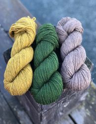 Järbo Svensk ull 4 tr - Pine Tree Green 100 g