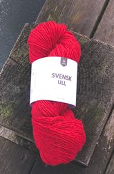 Järbo Svensk ull 3 tr - Falu Red 100 g