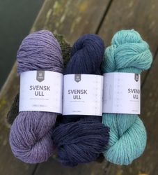 Järbo Svensk ull 3 tr - Plum Harvest 100 g