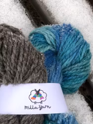 Milla Vams - Grå & Cloudy Summer Sky 2x50 g