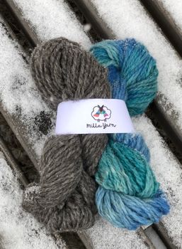 Milla Vams - Grå & Cloudy Summer Sky 2x50 g