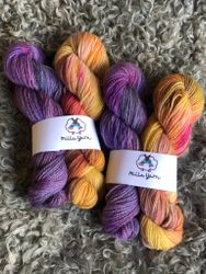 Garnpaket - Lavender & Dusty Roses 100 g