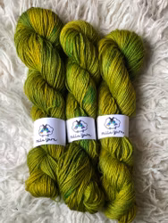 Handfärgad Llama Silk - Spring Kisses 50 g