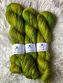Handfärgad Llama Silk - Spring Kisses 50 g