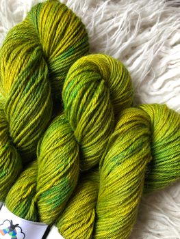Handfärgad Llama Silk - Spring Kisses 50 g