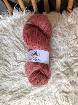 Milla Svensk DK - Pink Brick (på ljusgrå) 100 g