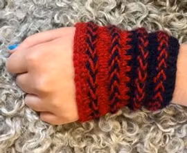 Flätan - stickmönster