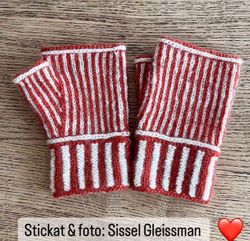 Torgvanten Randiga Ränder - stickmönster