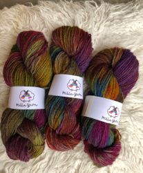 Milla Svensk DK - Stormy Sky (på ljusgrå) 100 g