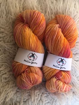 Milla Norsk DK - Dark Pink Sunshine 100 g