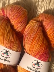 Milla Norsk DK - Dark Pink Sunshine 100 g