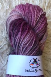 Milla Svensk DK - Randig Lavender 100 g